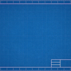 6 blank blueprint templates - A4