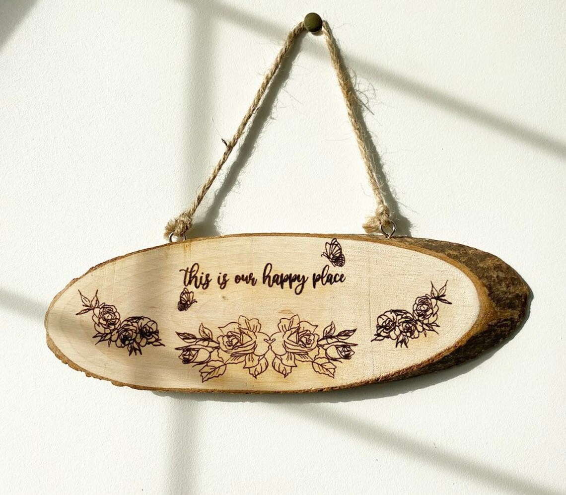 PERSONALISED WOODEN WALL hanging Etsy