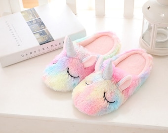 unicorn slippers size 13