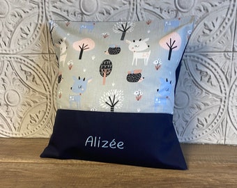 Housse de coussin personnalisé MOTIF AU CHOIX