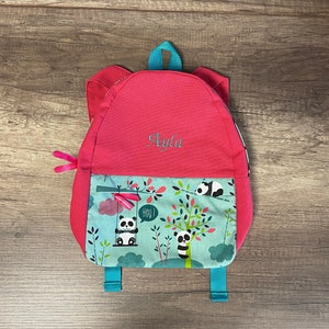 Personalized children's backpack PANDA