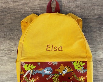Personalized children's backpack ANIMALS