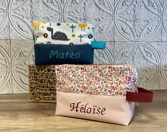Personalized Toiletry Bag PATTERN OF YOUR CHOICE