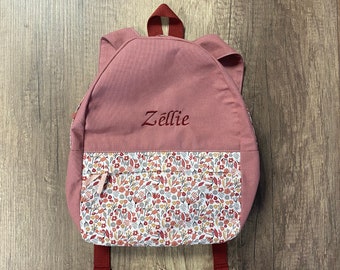 Personalized children's backpack PATTERN OF YOUR CHOICE