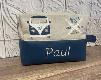 Personalized VAN toiletry bag 6 COLORS