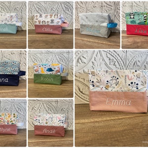 Personalized toiletry bag PATTERN OF YOUR CHOICE image 2