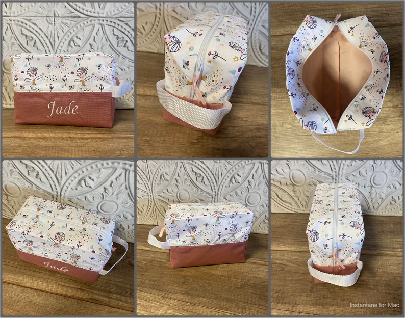 Personalized toiletry bag PATTERN OF YOUR CHOICE image 7