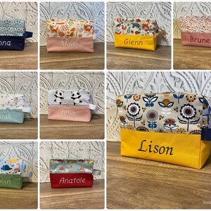 Personalized toiletry bag PATTERN OF YOUR CHOICE image 4