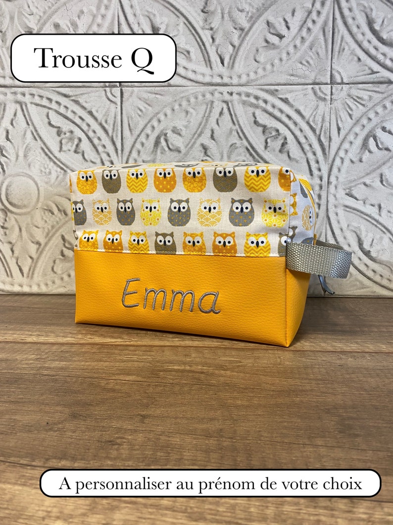 Personalized Toiletry Bag 10 models TROUSSE Q