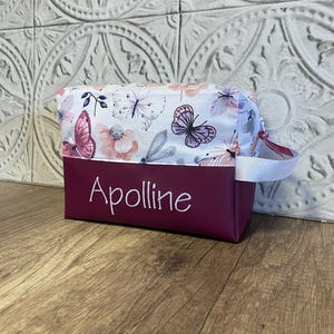 Personalized Butterfly Toiletry Bag