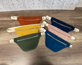 Women's Corduroy Belt Bag 6 colors