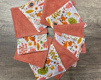 10 Cotons lavables MOTIF AUX CHOIX