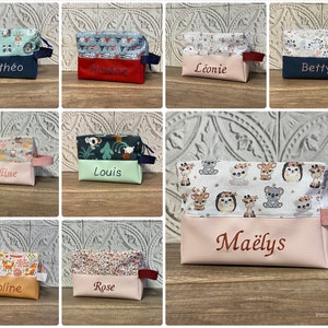 Personalized Toiletry Bag PATTERN OF YOUR CHOICE image 3