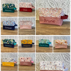 Personalized toiletry bag PATTERN OF YOUR CHOICE image 6