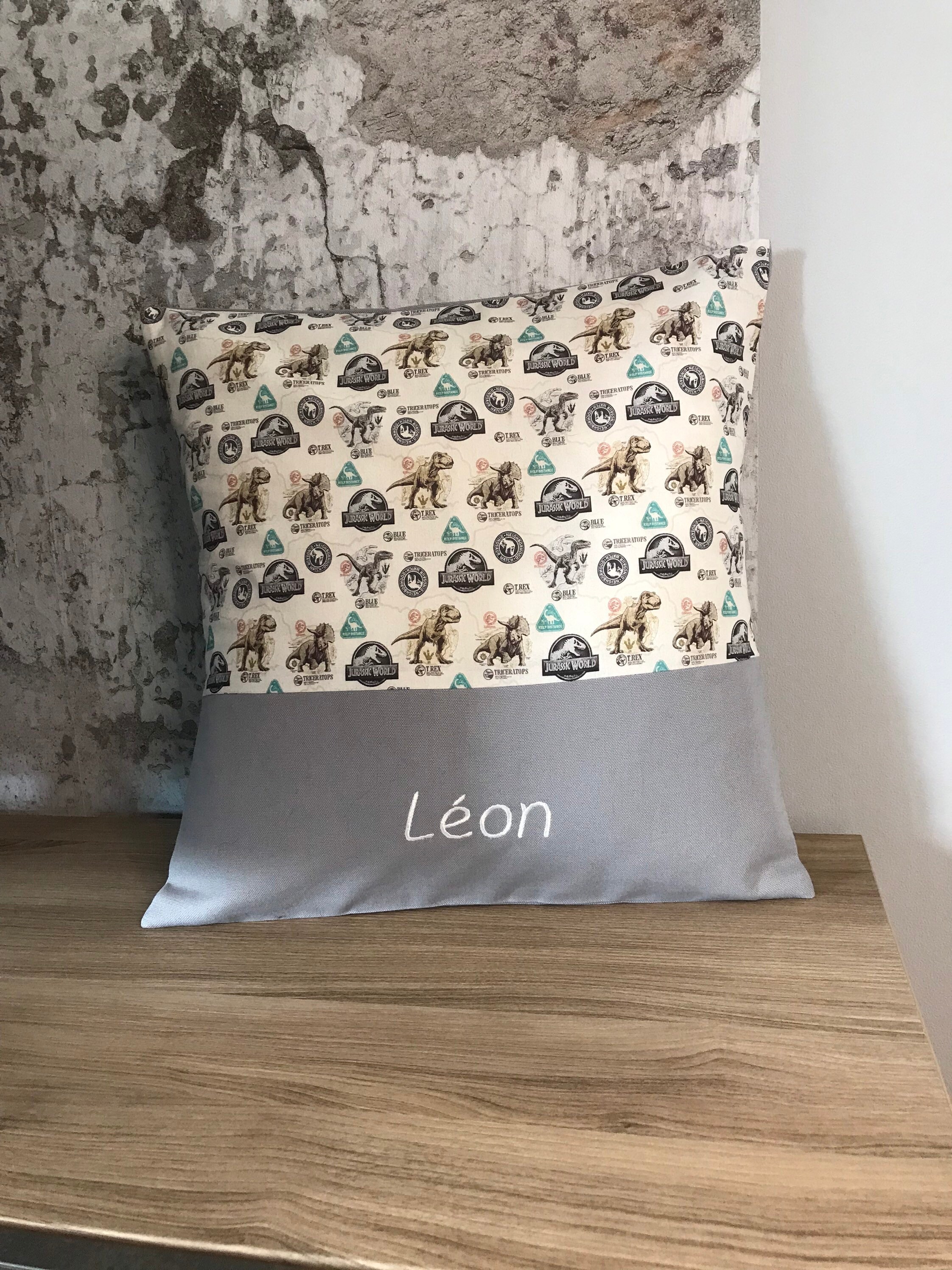 Taie Coussin Jurassic World Personnalisé