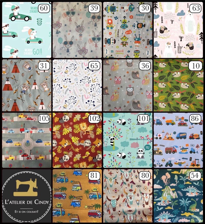 All washable wipes CHOICE OF PATTERN image 9
