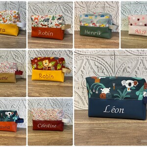 Personalized Toiletry Bag PATTERN OF YOUR CHOICE image 2