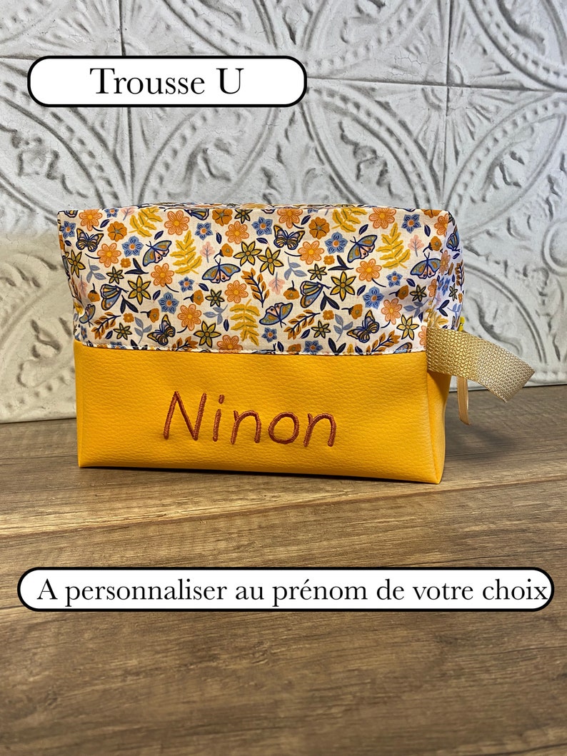 Personalized Toiletry Bag 10 models TROUSSE U