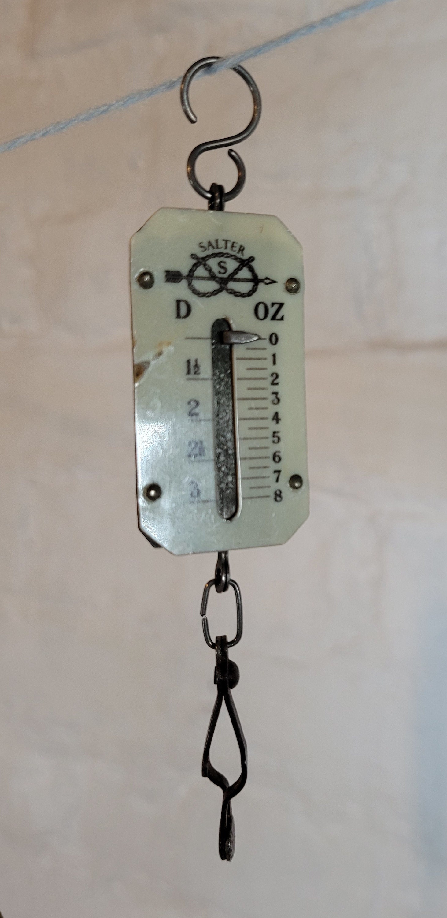 Antique Letter Spring Scales / Salter's Letter Balances / Three