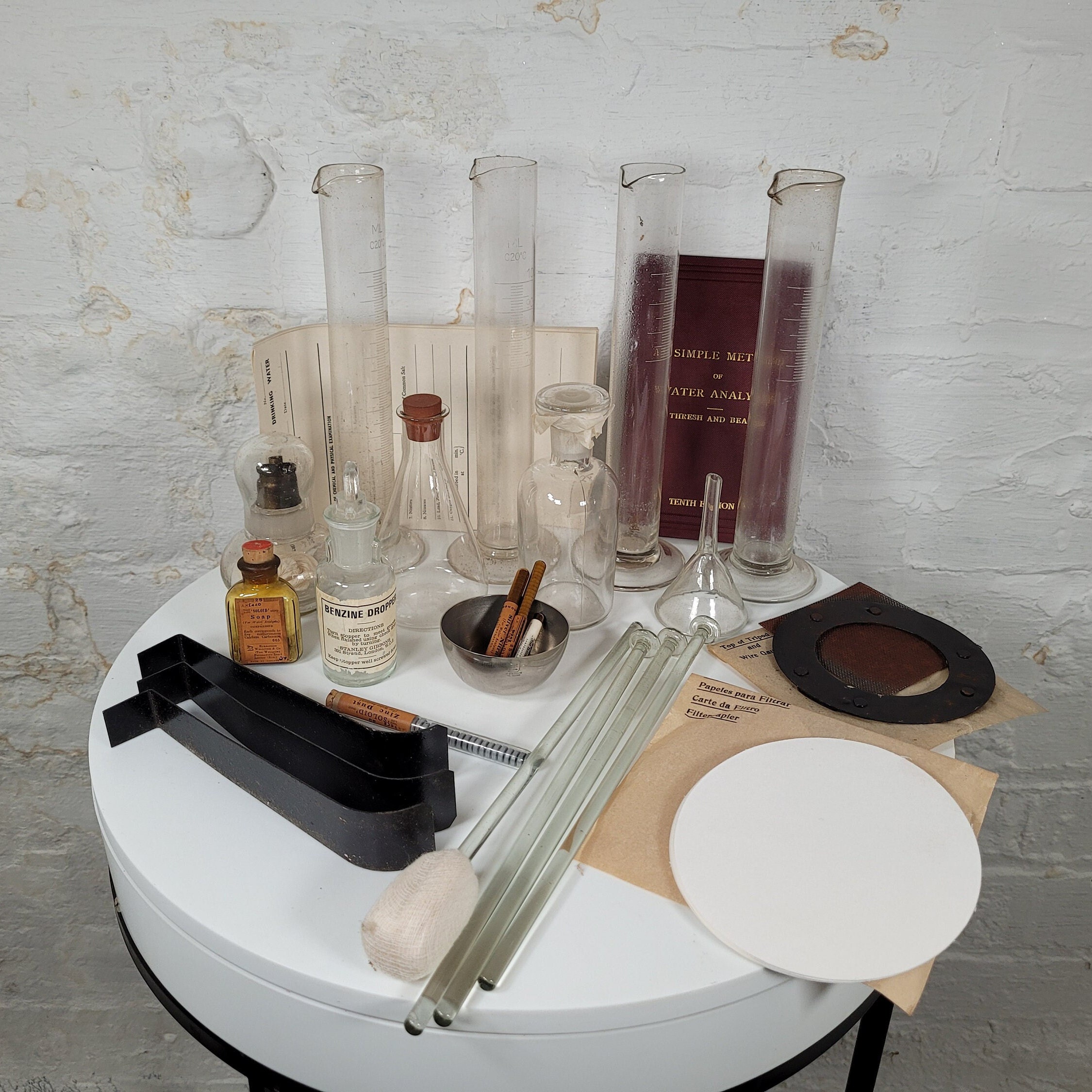 Vintage Chemistry Set / Vintage Burroughs Chemistry Set / 1930's