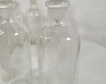 アンティークガラス瓶8個のコレクション / 薬瓶 / アンティークボトル