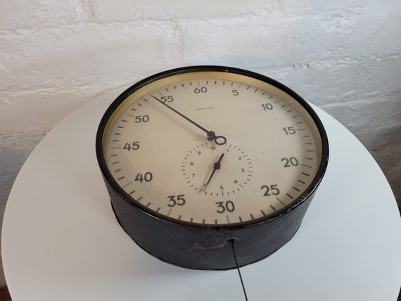 Large Vintage Junghans Stop Watch Stop Clock Germany Etsy