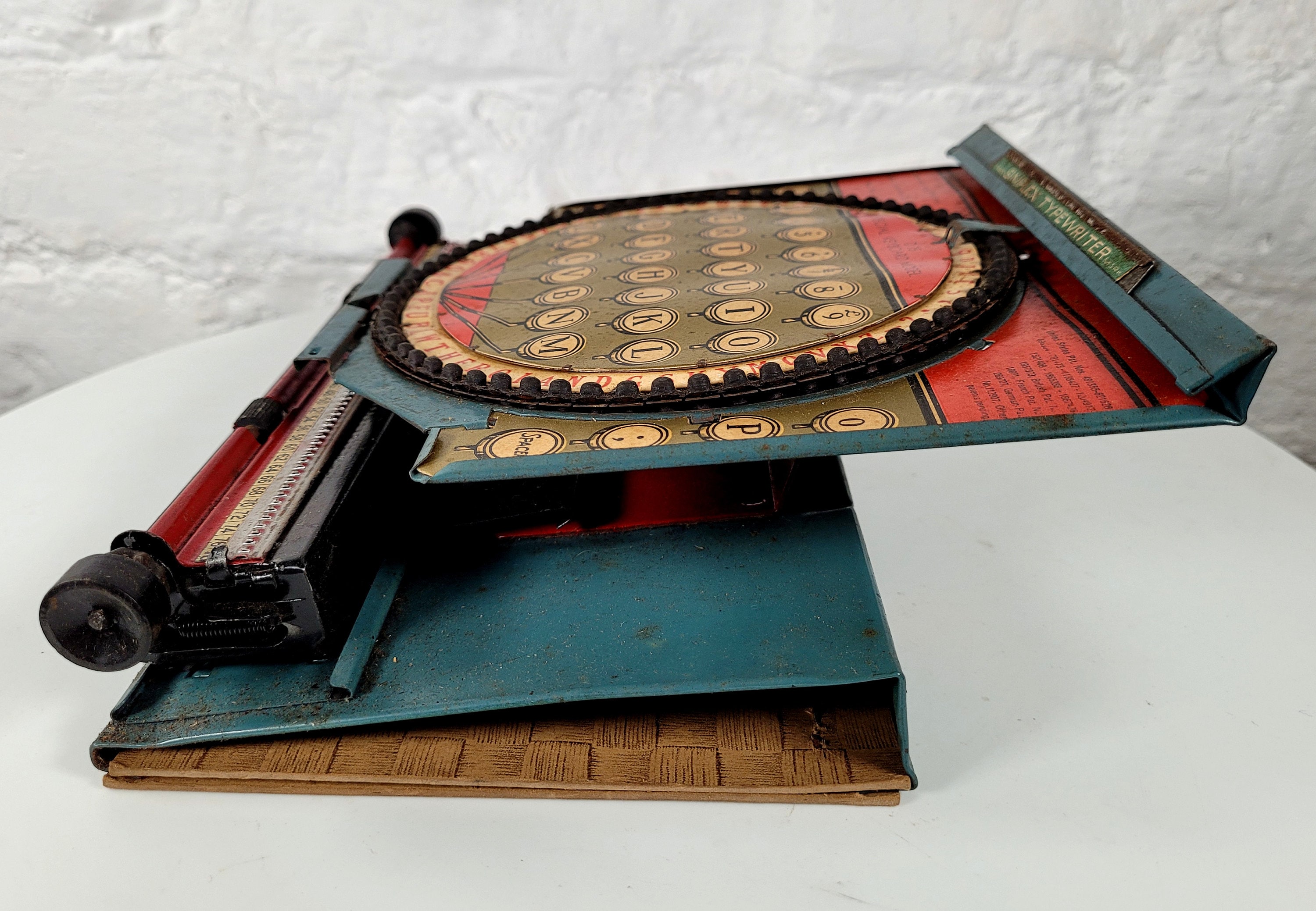 Antique Simplex Typewriter D35 in Original Box / Toy
