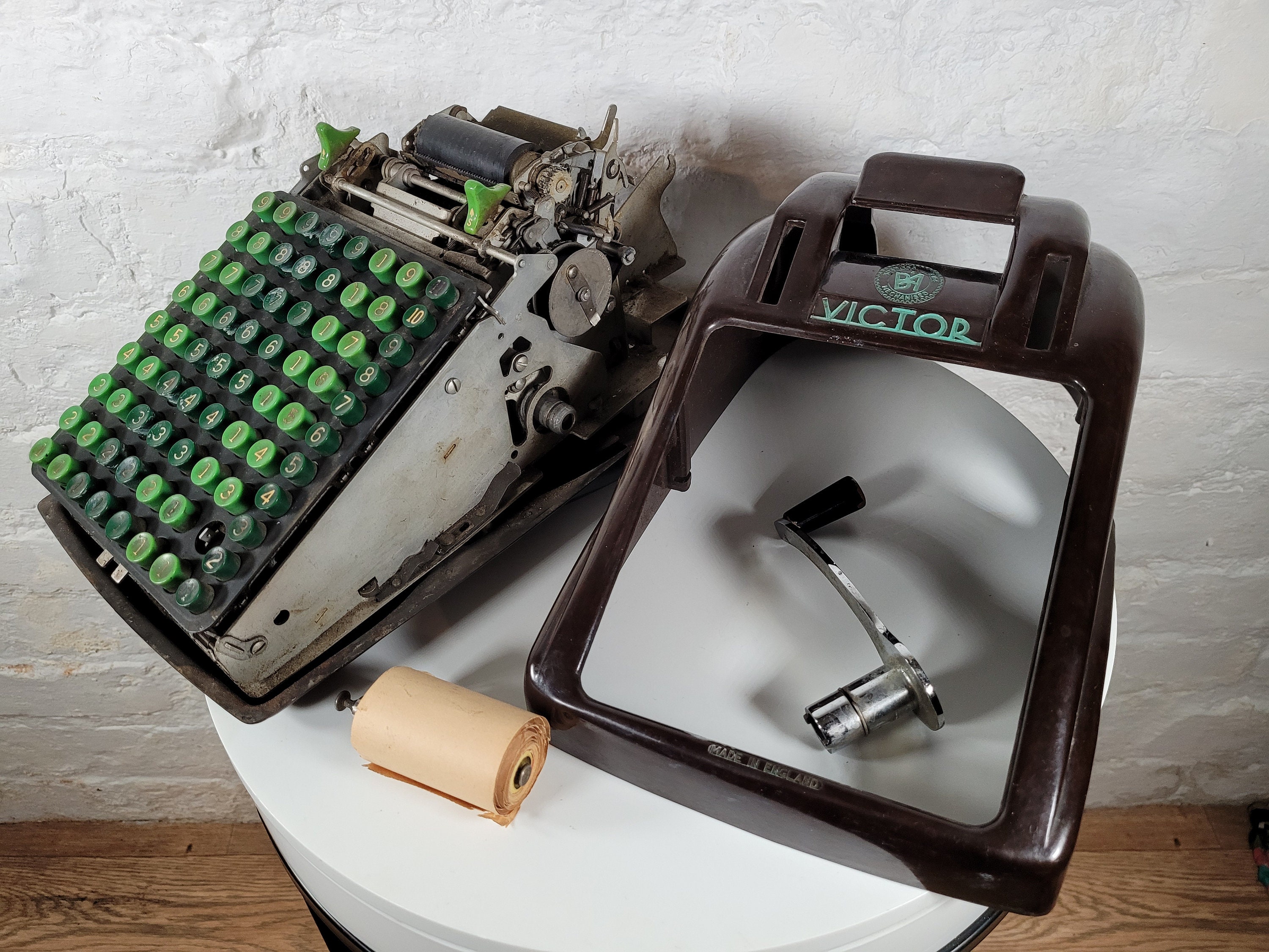 Antique Victor Mechanical Calculator / 1920's Accountancy Tool