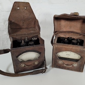 Vintage GPO Test Meters / Voltmeter / Ammeter / Electrical Testing Equipment