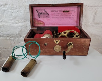 Antique Magneto Device by S. Maw and Son and Thompson / Magneto Electric Machine for Nervous and Other Diseases / Quack Medicine