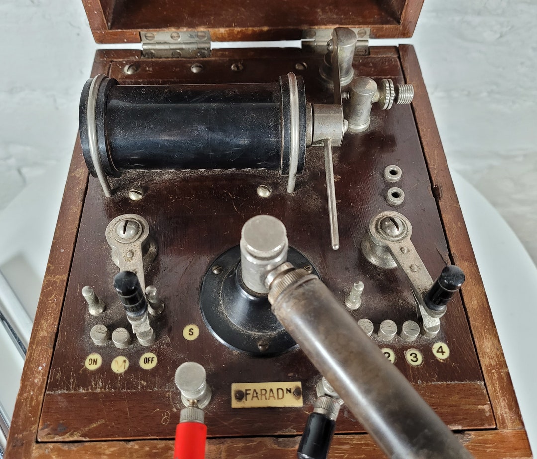 Antique Electric Shock Therapy ELECTREAT MASSAGE Quack Medical
