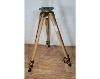 Vintage Wooden Tripod / Surveyor's Tripod