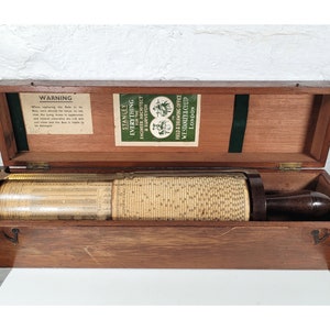 Antique Fuller Calculator from 1950 / Stanley Fuller Calculator / Cylindrical Slide Rule