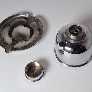 Stainless Steel Vintage Oil Lamp - World War Two