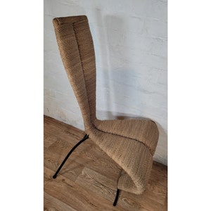Tom Dixon "S" Chair for Cappellini / Vintage Woven Chair / 1980's Interior Decor