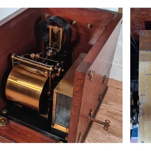 Galvanómetro de grabación excepcionalmente raro de Negretti y Zambra