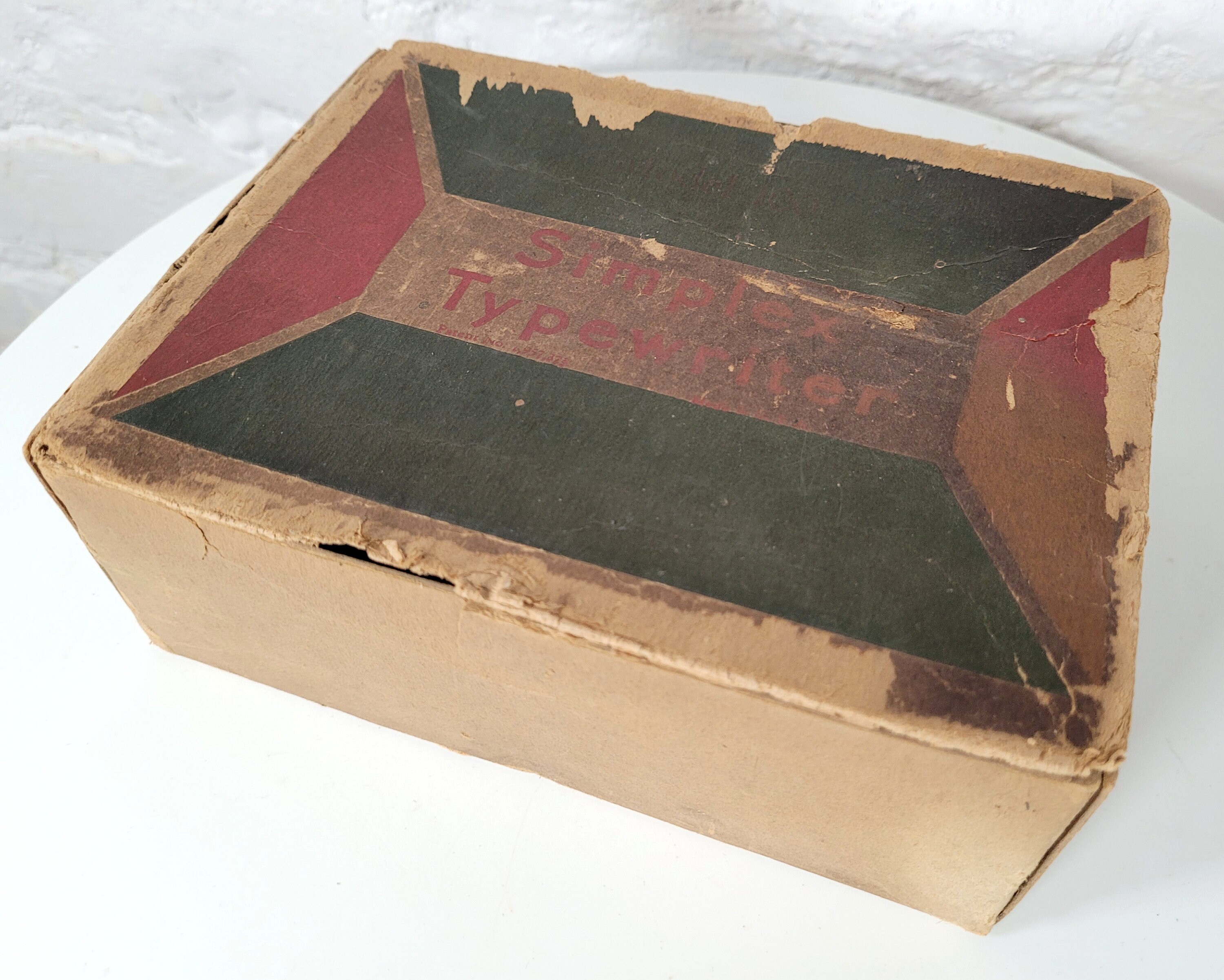 Type Writer Box Antique Simplex Model A Typewriter in Original Box / Toy - Etsy