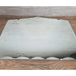 Vintage Art Deco Mirror with Bevelled Edges