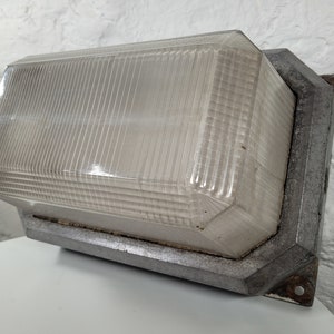 Large Antique Art Deco Exterior Light Fitting / Architectural Salvage / Antique Lighting / Art Deco / Antique Lighting