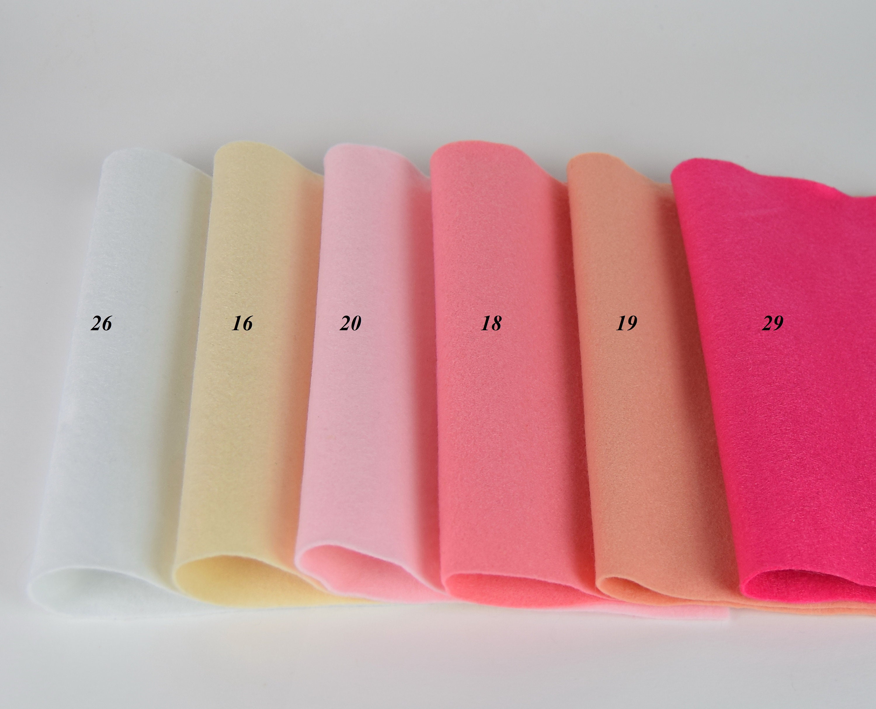 10 Felt Sheets Made in Italy/synthetic Felt/12 Mm Thick Etsy