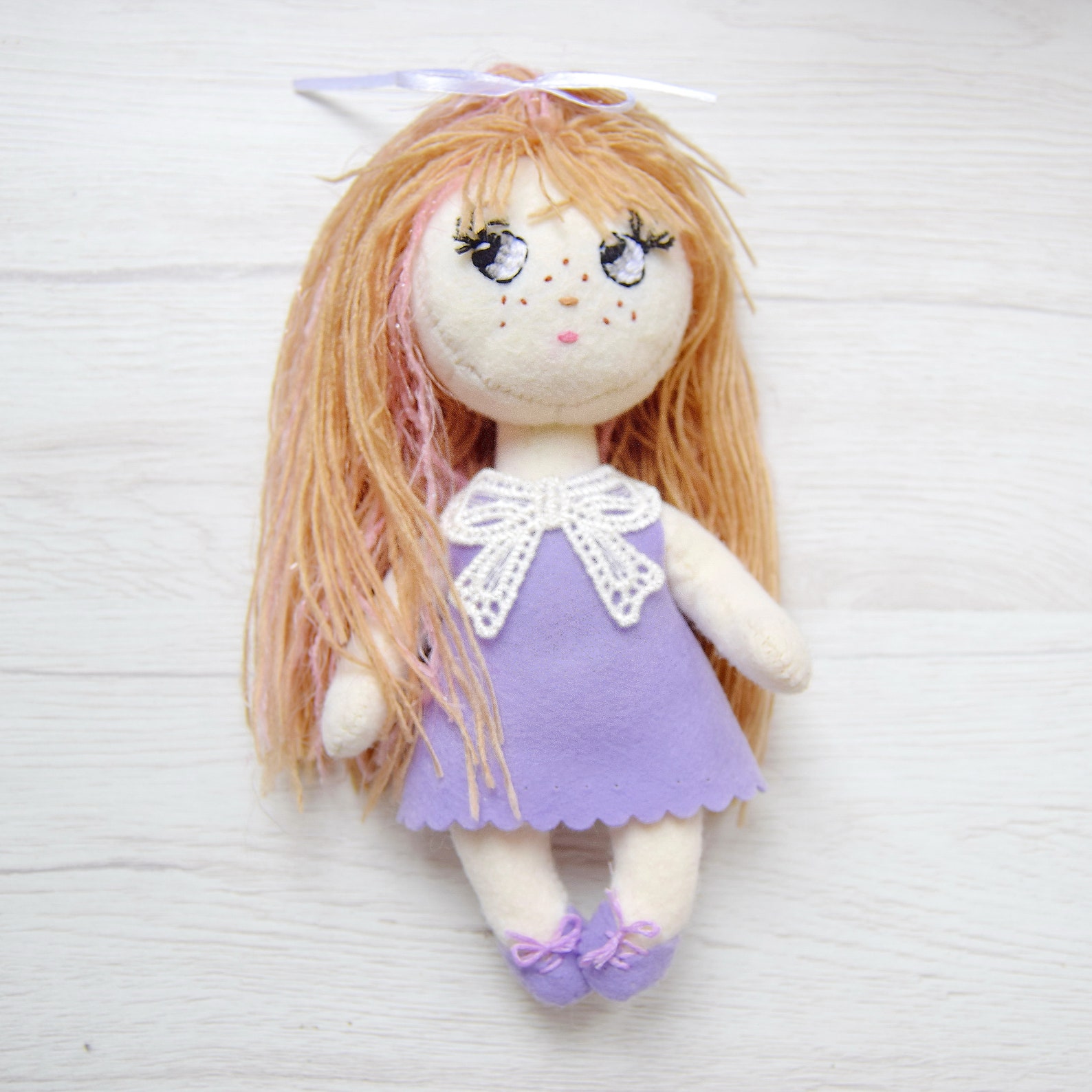 Pocket Puppet Felt Doll Pattern/sewn Felt Doll Pattern/diy Etsy