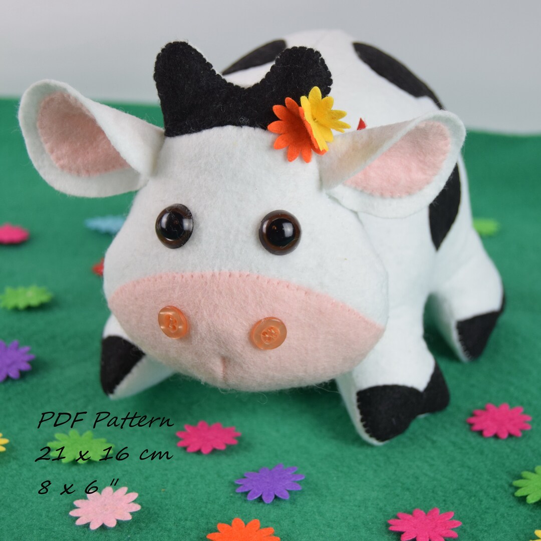 PDF Sewing Pattern & Tutorial Stuffed Animals Fabric Toys Softies DIY ...