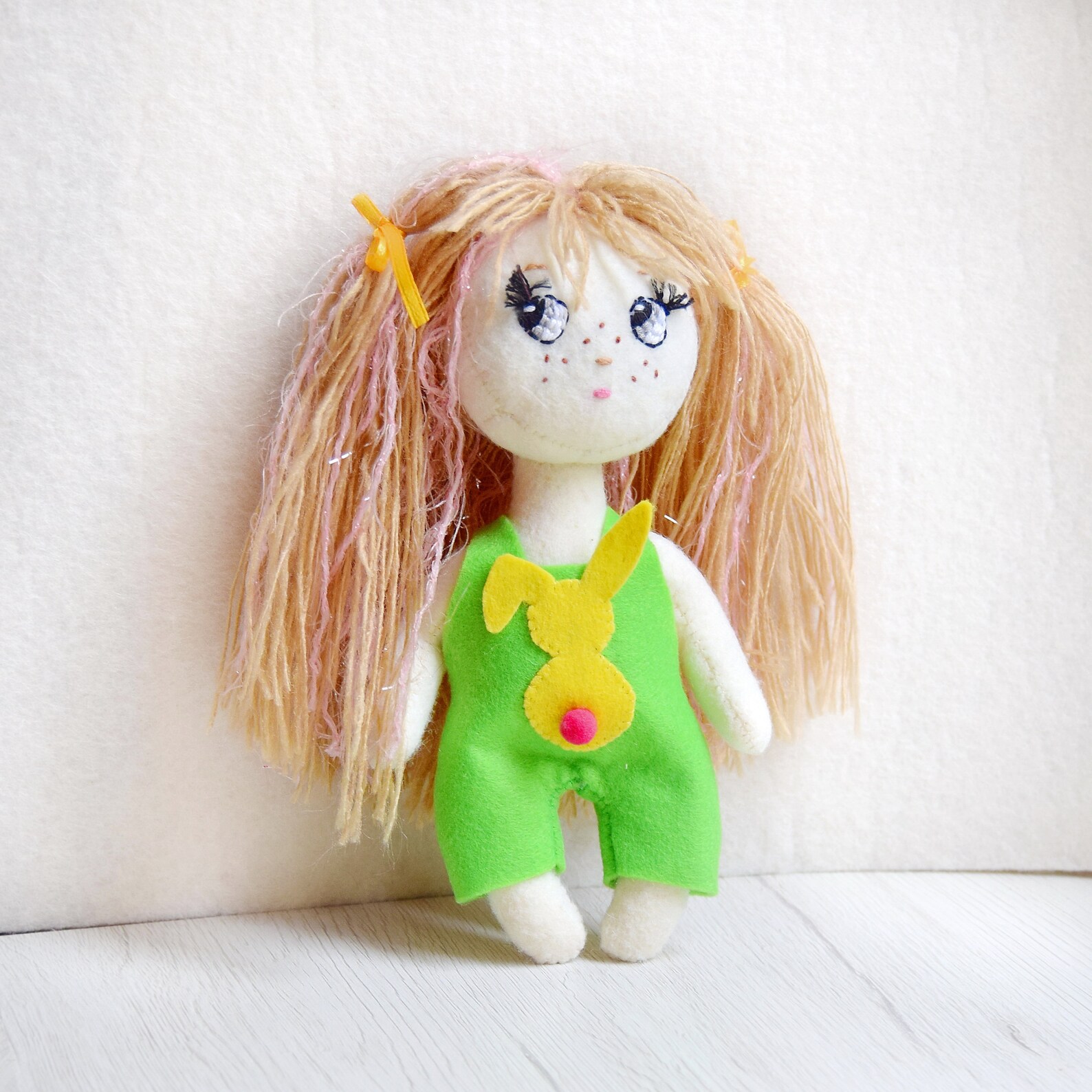 Pocket Puppet Felt Doll Pattern/sewn Felt Doll Pattern/diy Etsy