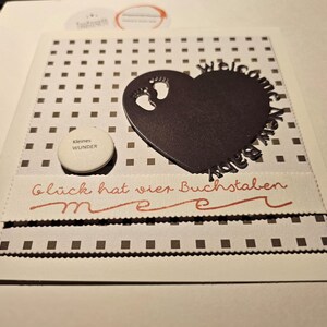 Hurra ein Baby - es ist perfekt so - kleines Wunder - Glück hat vier Buchstaben!
