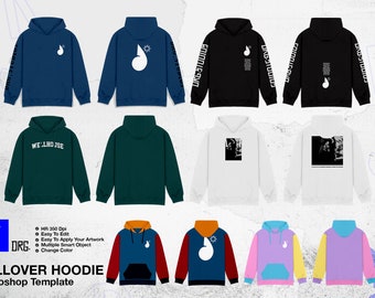 Pullover Hoodie Mockup