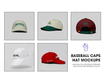 Baseball Cap Mockups Template