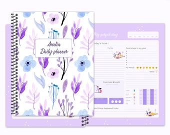 Personalized Motivational Planner for Women, Motivational Planner, Daily Planner, Personalized Planner, Woman Planner, Planner for Women