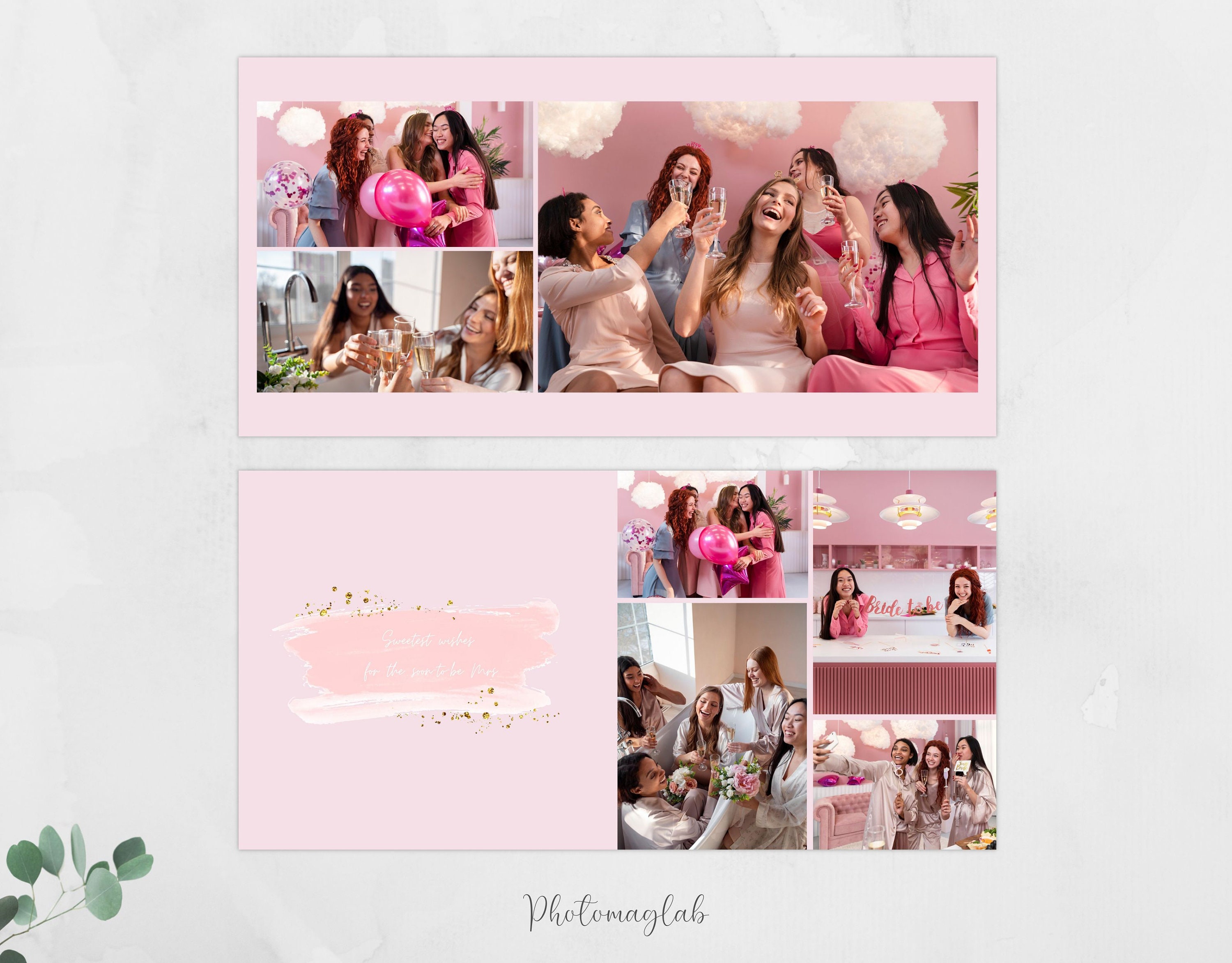 Personalized Bridal Shower Photo Album Hen Party Bridal Etsy