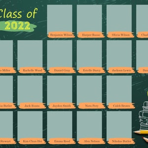 Instant Download Template School Class Photo School Photo - Etsy