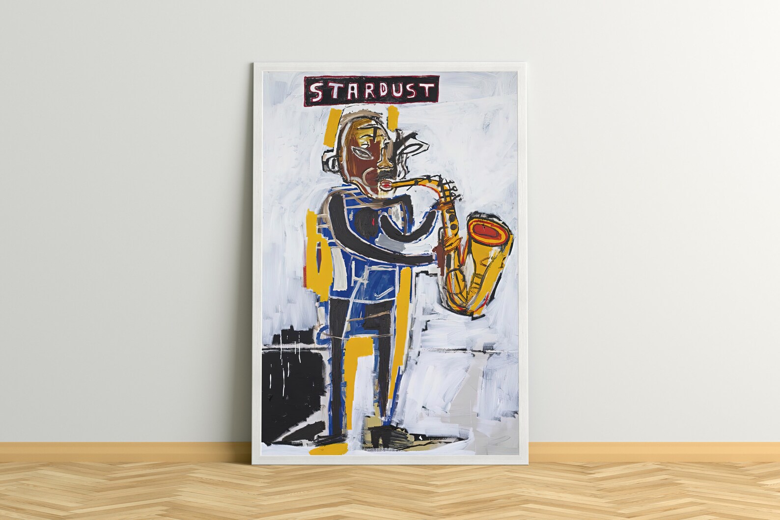 Jean Michel Basquiat Stardust Poster Poster Basquiat Poster Etsy